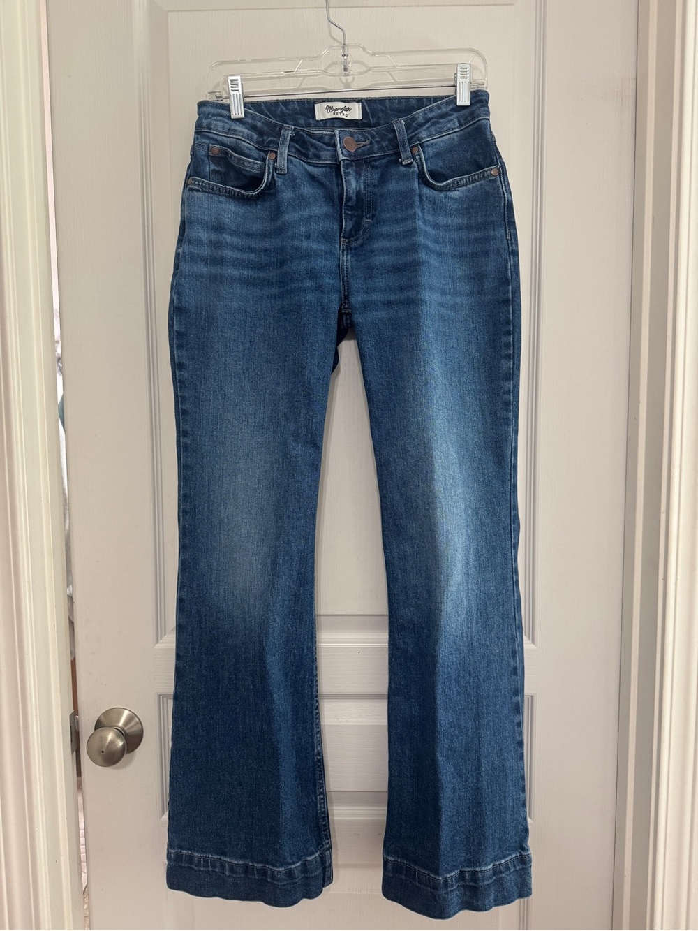 Wrangler Retro Mae Mid-Rise Bootcut Jeans with Subtle Fade
